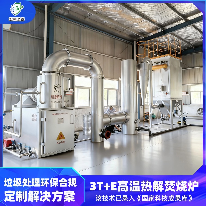 3T+E High Temperature Industrial Garbage Incineration Treatment Equipment Factory Waste Incinerator Plastic Garbage Incinerator