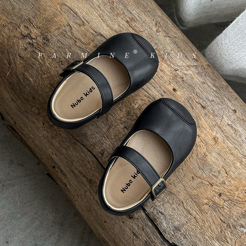 Genuine Leather Baby Girl Princess Toddler Shoes Simple Autumn New Girls Leather Shoes Baby Soft Sole Shoes Dropshipping