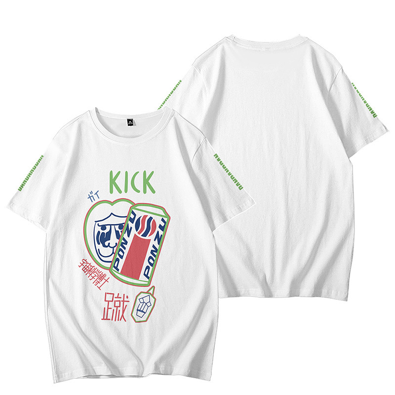 2025 new cross-border animation supernatural armed bold party surrounding 3D digital printing men's and women's short sleeve T-shirt