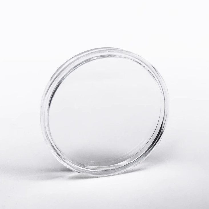 Inner diameter 32/33 to 41mm commemorative coin protection box transparent plastic box coin collection box