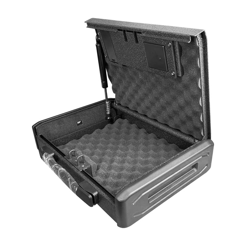 T6 Portable Pistol Box Suitcase Password Fingerprint Telescopic Car Office Home Can Be Customized
