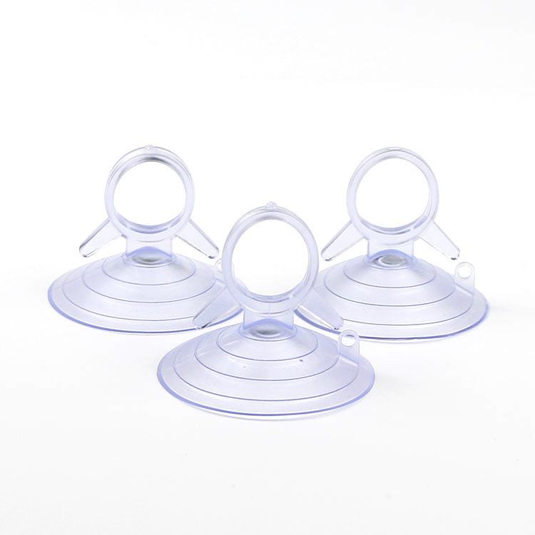 4.5Cm-3.5Cm Sun Shield Suction Cup Transparent Black Swallowtail Car Front Sunshade Suction Cup