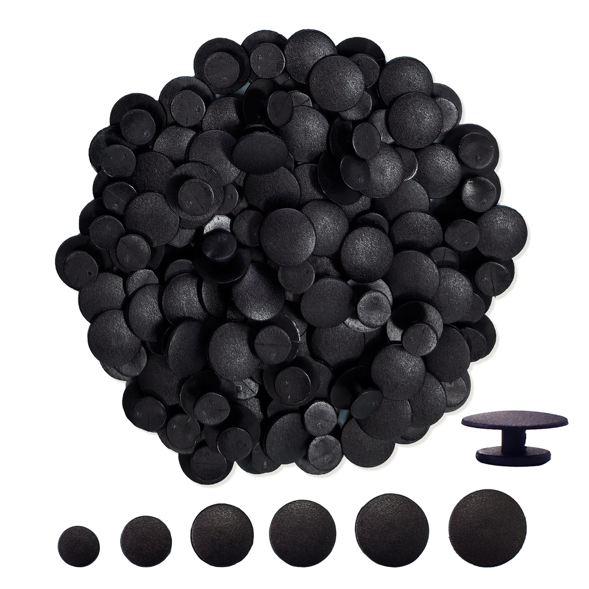 Оптовая продажа многоразмерных PVC аксессуаров для обуви цветок отверстие аксессуары DIY съемная пряжка дно кнопка