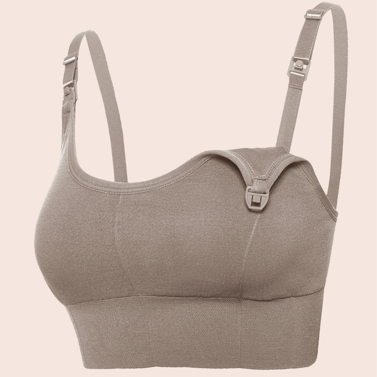 Cross-Border European and American Maternity Wear, Seamless and Comfortable, Non-Restraint Nursing Bra, Full-Stage Nursing Bra for Pregnant Women