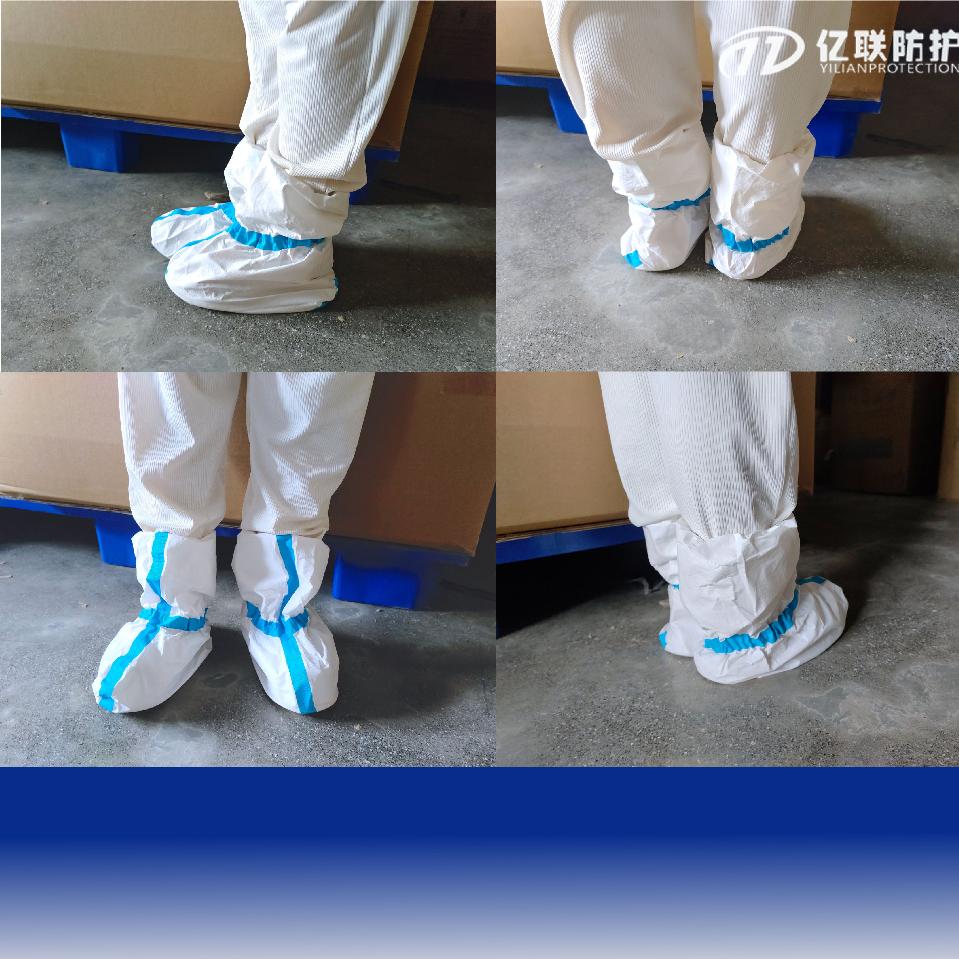 Ready-Made Kidsren's Shoe Covers, Long-Tube High-Tube Disposable Shoe Covers, Protective Shoe Covers, Dust-Proof, Rainy Day, Waterproof