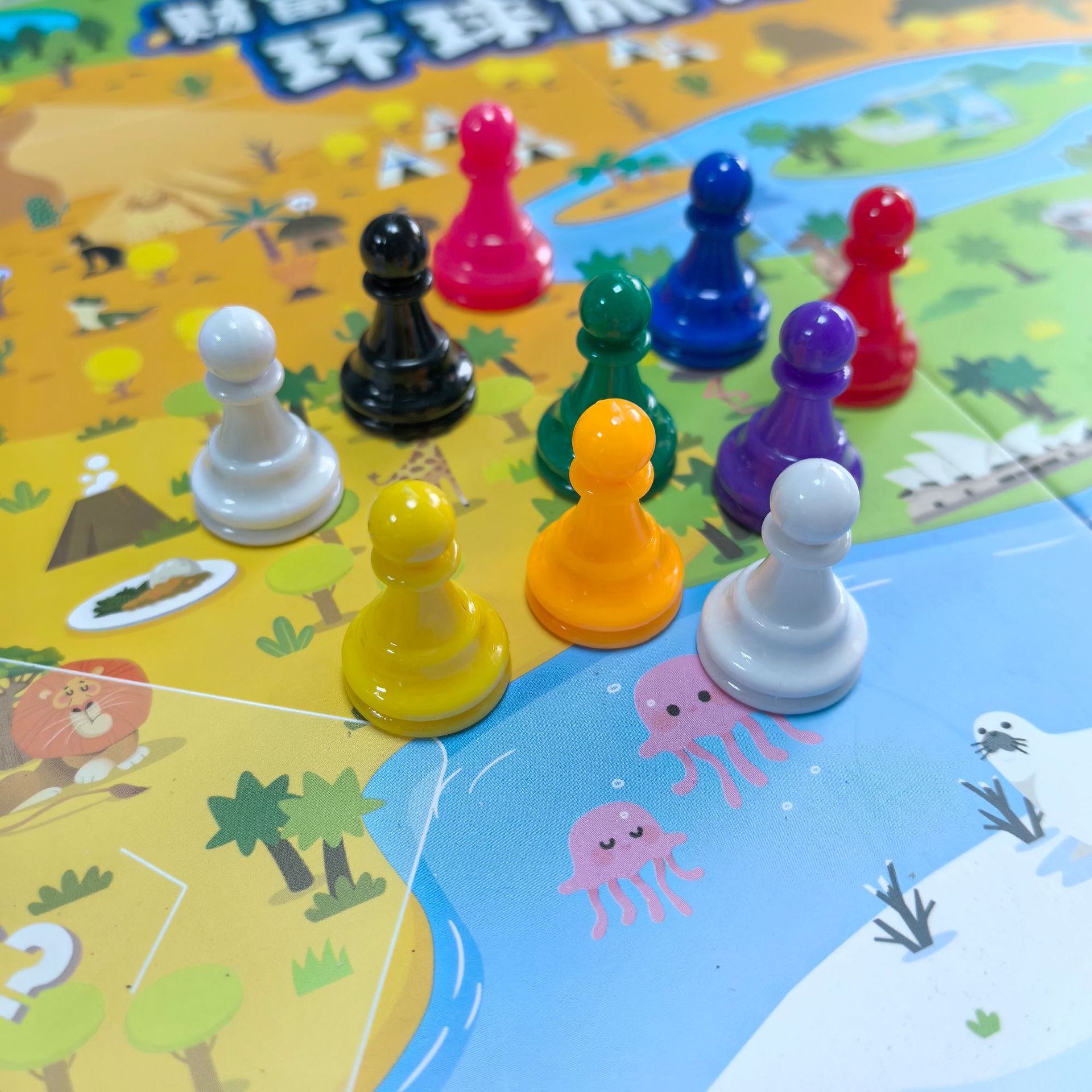 Роскошная настольная игра пластиковые шахматные фигуры персонажи Монополии классические реквизиты шахматные фигуры игровые аксессуары шахматные фигурки