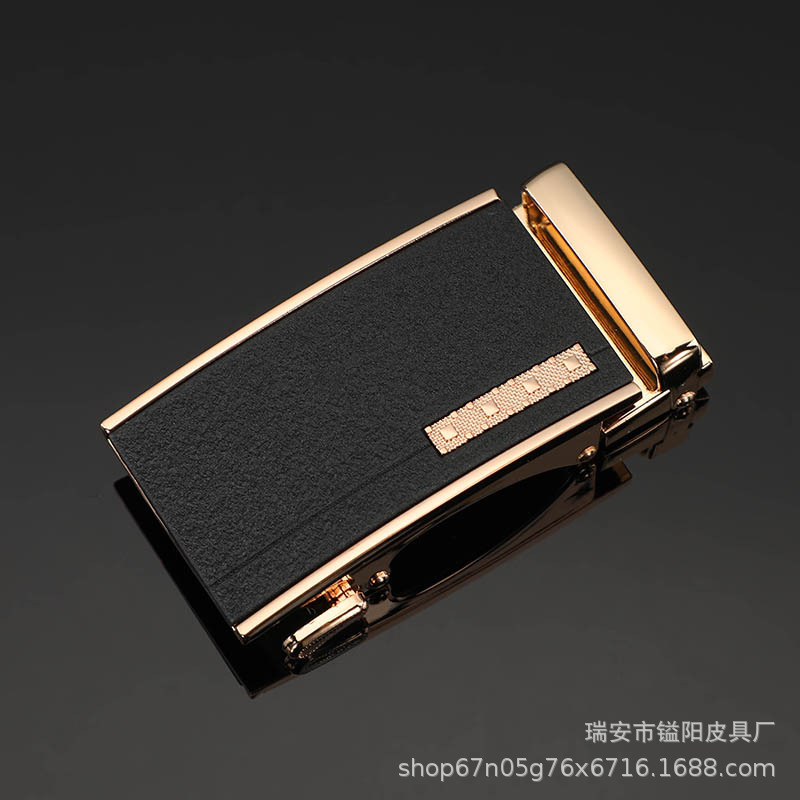 New Frosted Men's Automatic Buckle Alloy Belt Buckle Pants Head Belt Buckle Pants with Laser LOGO
