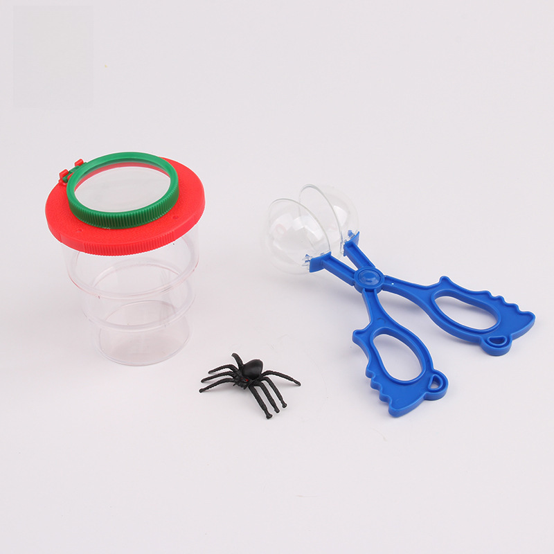 Factory direct children insect trap outdoor teaching equipment butterfly Spider and other insects tweezers scissors