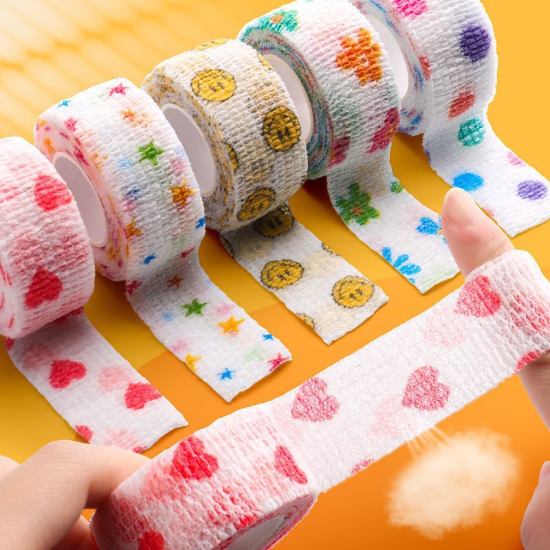 Finger Bandage Wholesale Writing Self-adhesive Bandage Finger Bandage Non-woven Elastic Bandage Finger Tape