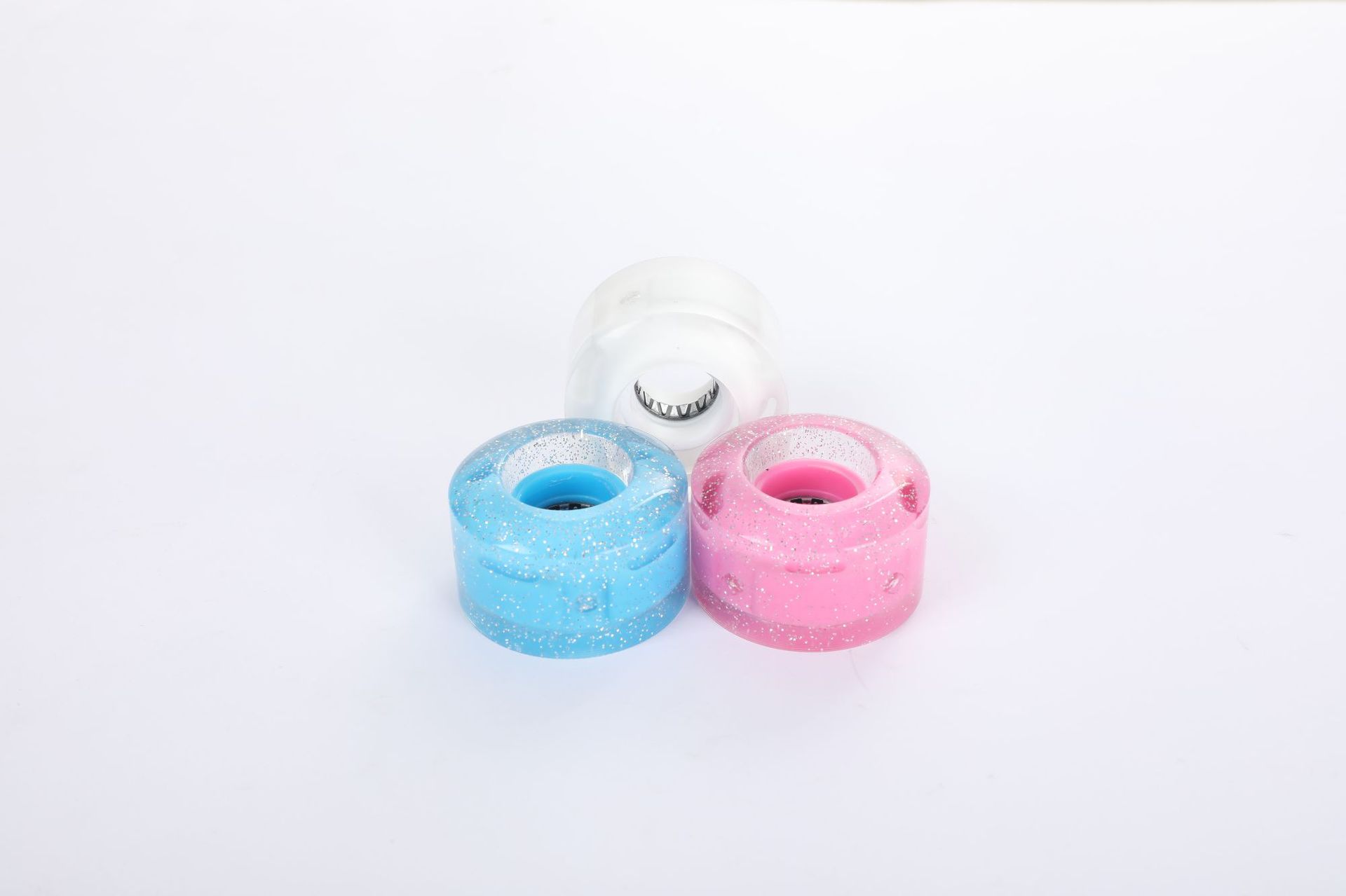 5432/5832 double row skate wheels traditional skate Pu wheel roller skate accessories flash transparent wheel