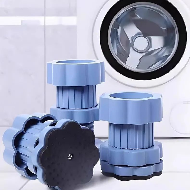Multifunctional Adjustable Heightening Foot Pads, Shock-Absorbing Anti-Slip Table Foot Pads, Refrigerator Furniture, Stable Washing Machine Base, Universal