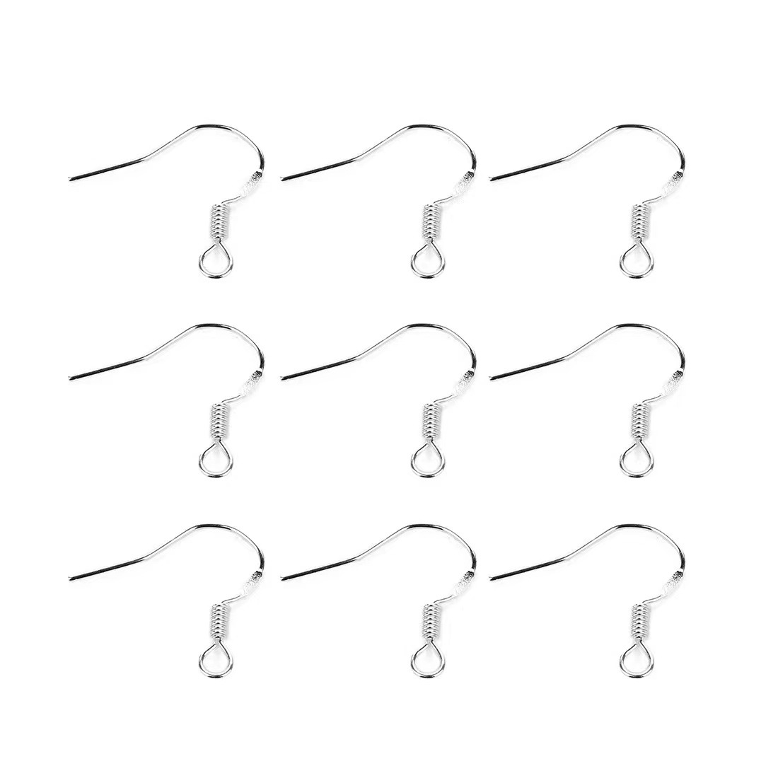 Ear Hook Color-retaining Electroplated Nickel-free Earrings Earrings Earrings Accessories Copper Engraved 925 Small Ear Hook DIY Earrings Accessories