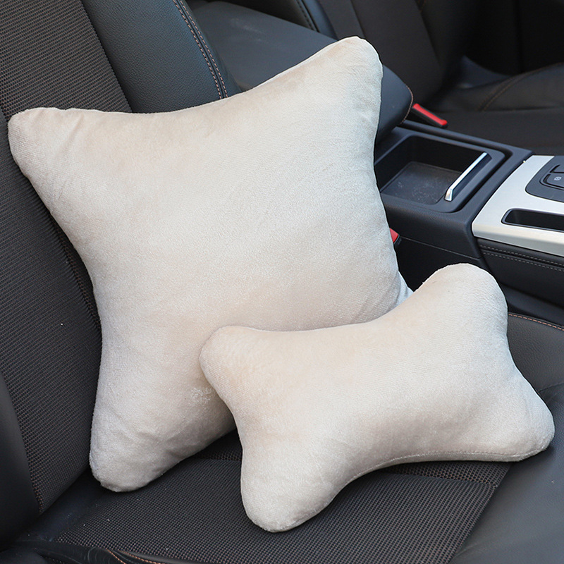 Car Headrest Car Neck Pillow Car Seat Pillow Lumbar Car Cushion Pillow suit Multicolor Four Seasons