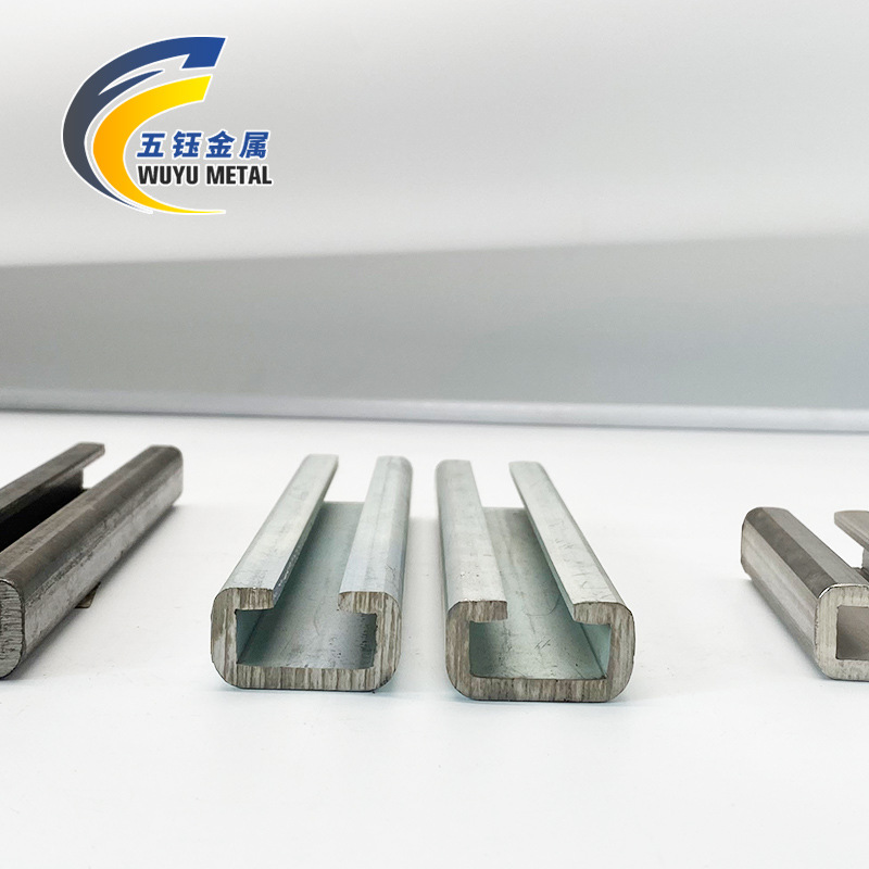 C-Shaped Steel Profile Manufacturer Galvanized C-Shaped Steel C-Shaped Steel Purlins Cold-Formed Steel Punching Stainless Steel C-Shaped Steel Trough