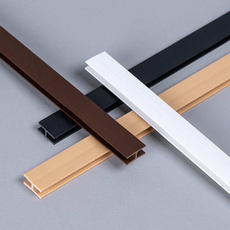 Supply H Furniture Plywood Cabinet Wardrobe Back Panel Plastic Layer Pvc Border Strip Groove 3cm 5cm Plastic Slats