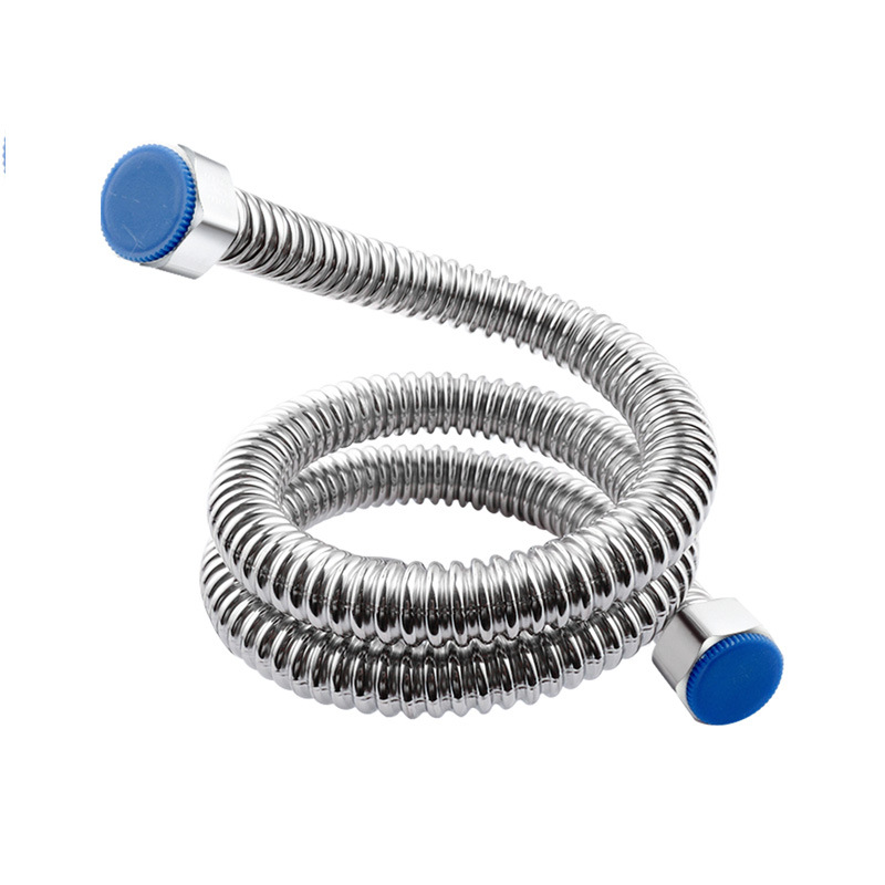 16.8/304 Stainless Steel Corrugated Pipe 4-Point Water Heater Hot and Cold Inlet and Outlet Connection Hose, Explosion-Proof and Durable