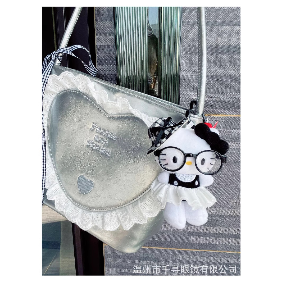 [Glasses Manufacturer] 13cm Self-Deprecating Bear Glasses Labubu Glasses Butter Bear Kt Car Hanging Ornament Accessories