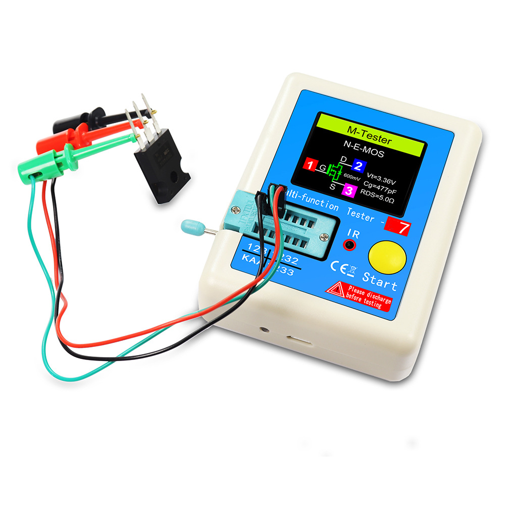 In-Stock, Immediate Dispatch, Multi-Function Transistor Resistor Capacitor Mos Tester Esr Lcr-T7 with Full-Color Graphic Display