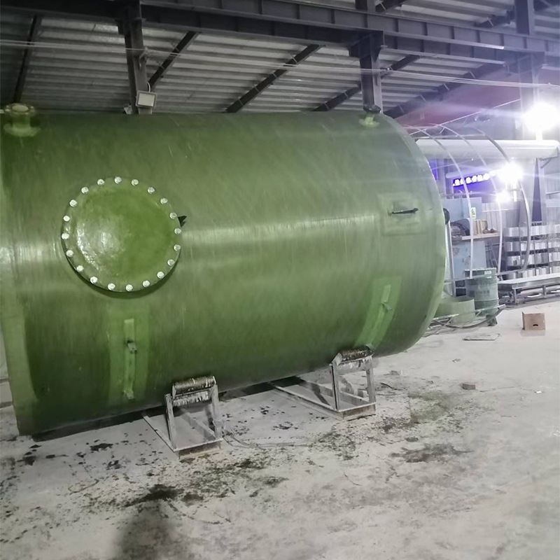 Wholesale vertical horizontal sulfate acid storage tank FRP storage tank manufacturers liquid chemical spray lining fire water storage tank