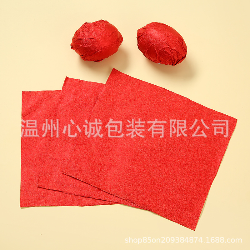 Candy aluminum foil tin foil chocolate aluminum foil food aluminum foil wrapping paper tea aluminum foil tin foil