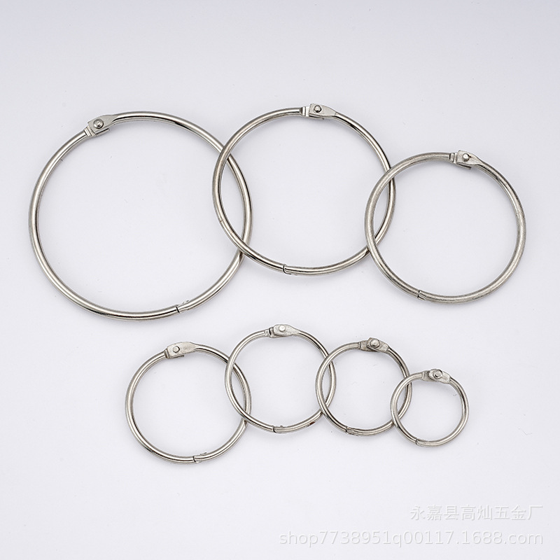 Shower Curtain Opening Metal Ring Curtain Buckle Ring Hanger Ring Roman Rod Ring Shower Curtain Hook Accessories