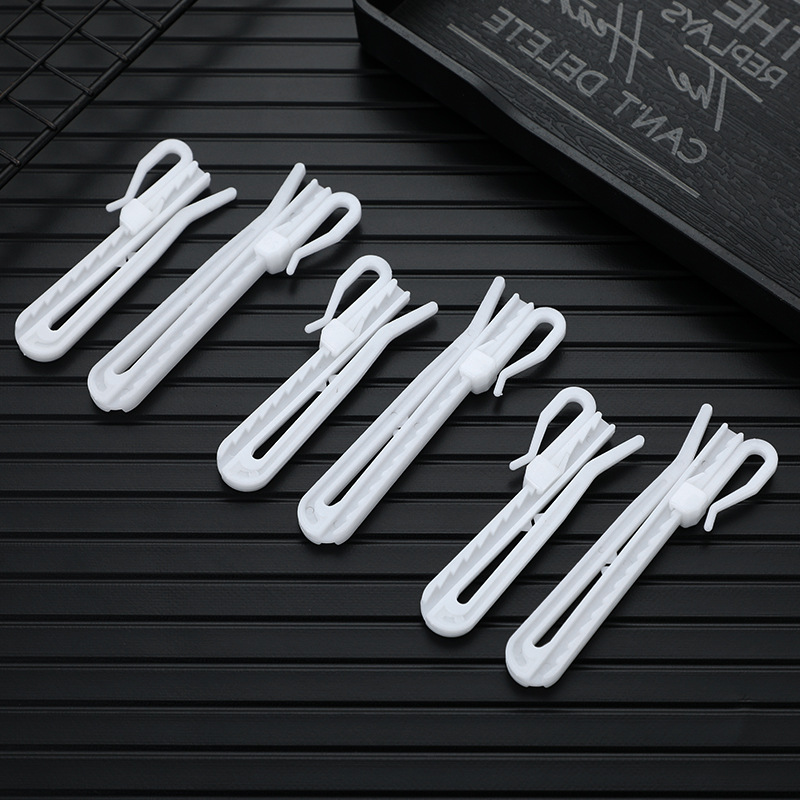 Cross-Border Packaging, High-Temperature Shaping, Korean-Style Folding Curtain Adjustment Hook, 9cm Curtain Hook Track Accessories, Pom Material