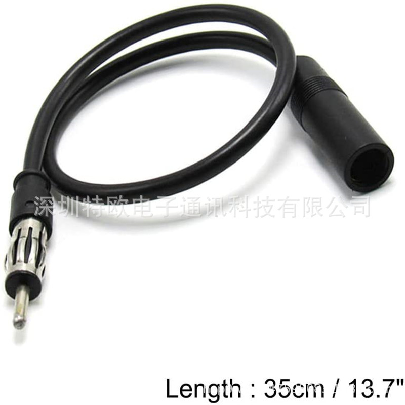 Car universal male to female Radio AM/FM antenna adapter extension cable FM Radio extension cable