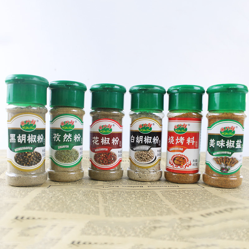 Customized Bottled Barbecue Ingredients Catering Barbecue Grilled Fish Household Stir-Fry Small Bottled Barbecue Sprinkles Marinade Condiments