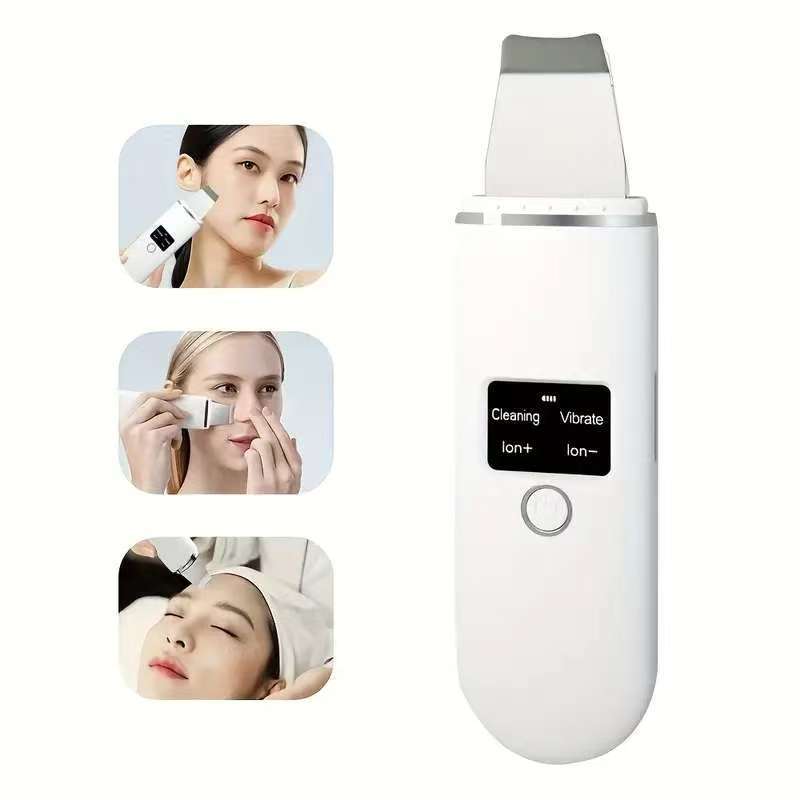 Ultrasonic Exfoliation Facial Cleansing Pore Scraper Beauty Instrument Home Skin Cleaning Device