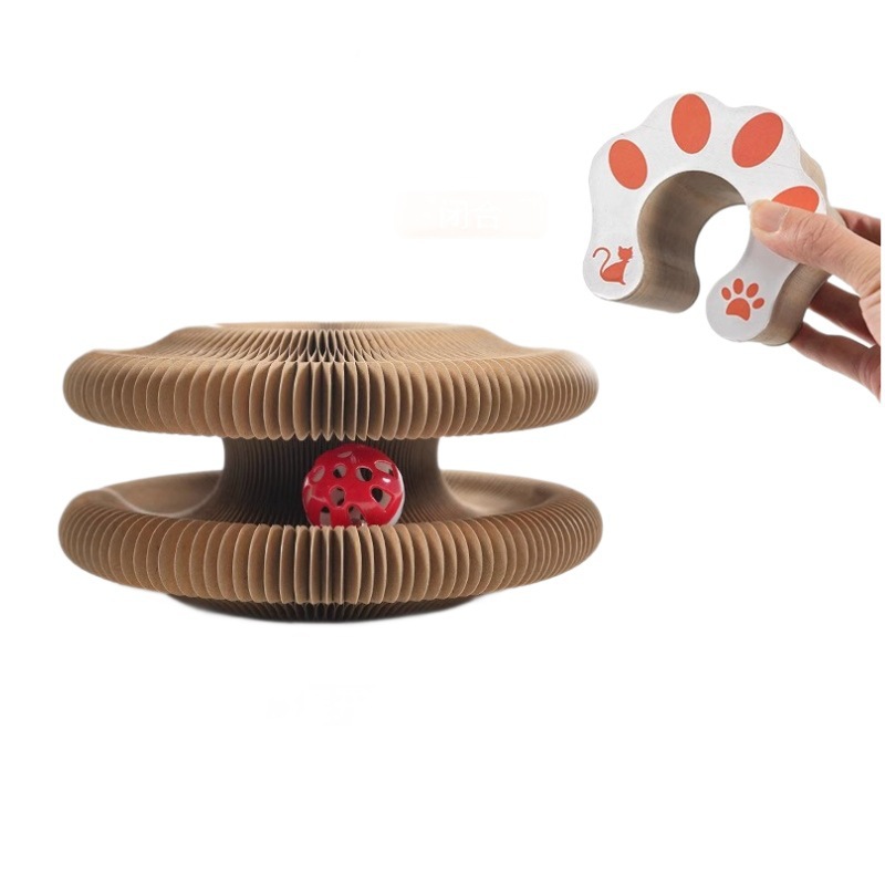 Organ Cat Scratch Board Nest Wear-resistant Scrap-resistant Cat Toy Self-relief Corrugated Paper Claw Grinding Board Cat Supplies Complete Book
