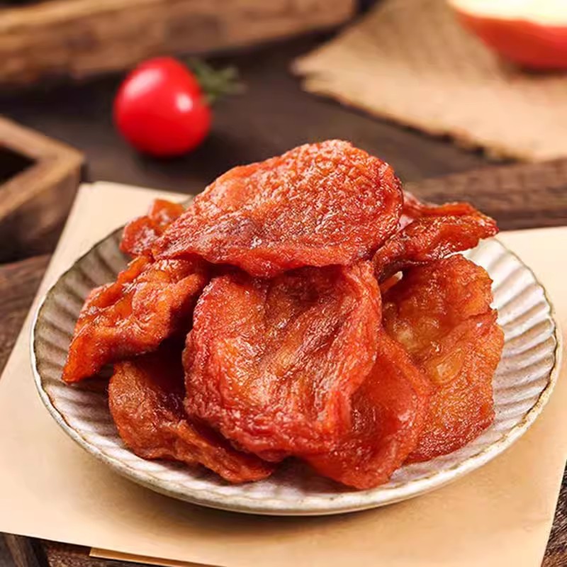 Three-Steamed and Three-Dried Apples, 0 Additives, Dried Fruits in Bags, Soft, Waxy, Sweet, Thick-Cut, Steamed Apples