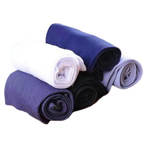 Summer men's stockings solid color thin business casual tube socks vertical breathable sweat-absorbent Ice Silk men's socks wholesale