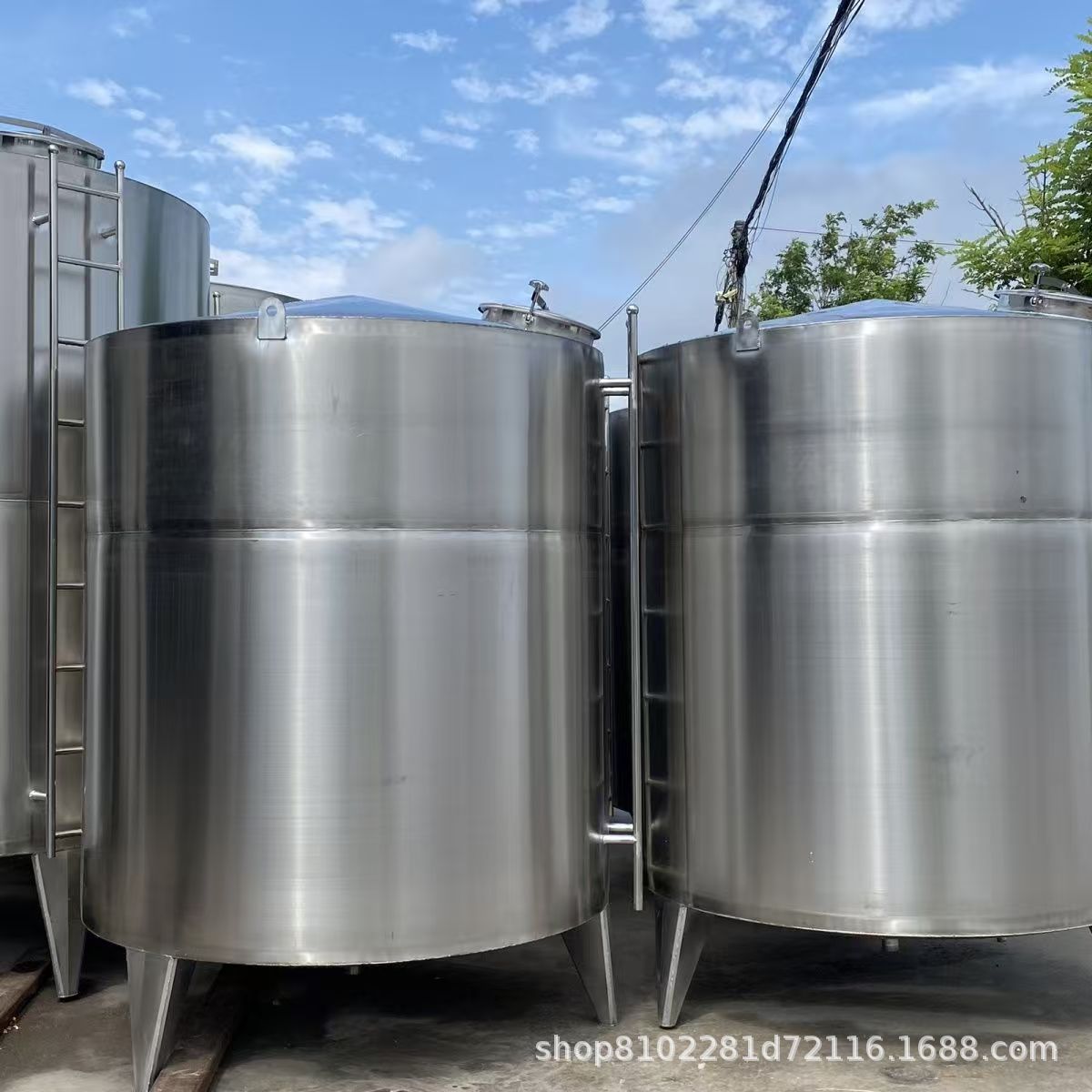 Прямые продажи завода, резервуар для хранения вина из нержавеющей стали 304, герметичный резервуар, белый стальной винный резервуар, резервуар для хранения масла из нержавеющей стали