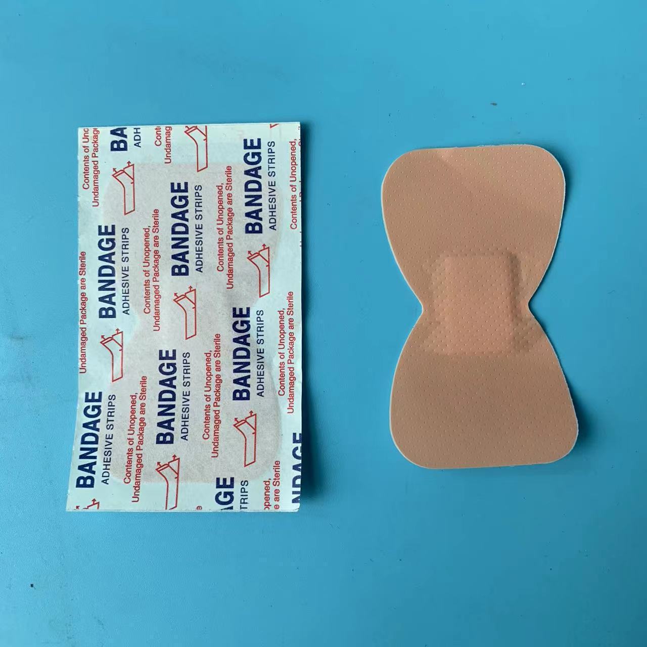 Factory Direct Supply Waterproof Pe Band-Aid Special-Shaped Band-Aid Skin Color Elastic Vaccine Needle Patch Foreign Trade Export