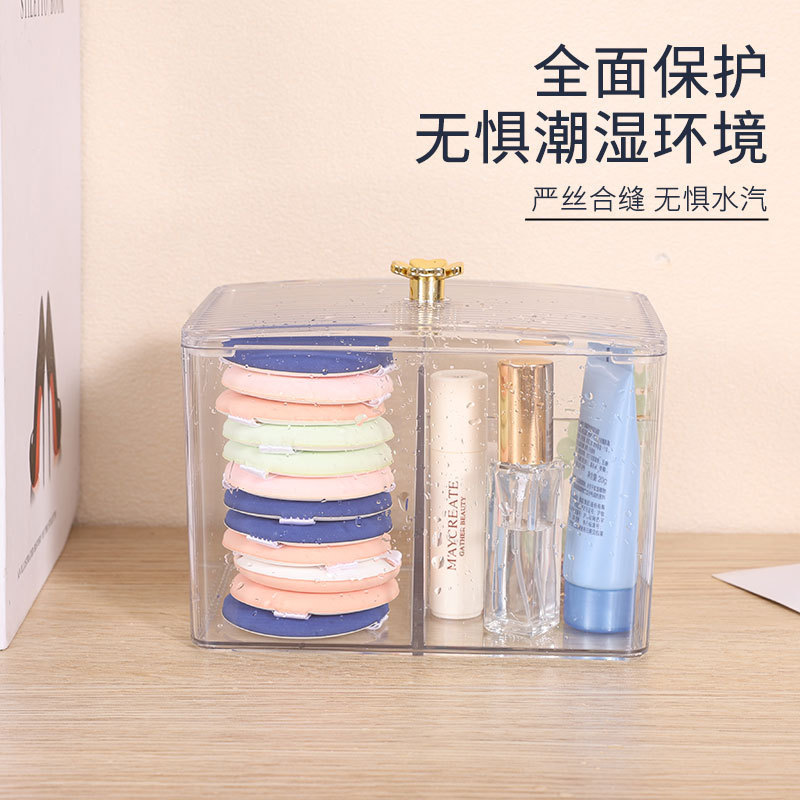 Transparent Storage Box Home Desktop Cotton Swab Box Dental Floss Box School Office Left Note Box Desktop Storage