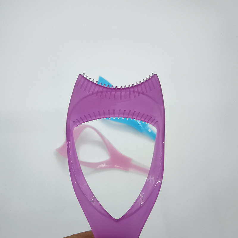 Cross-Border Three-Dimensional Crystal Three-In-One Eyelash Card Novice Eyeliner Auxiliary Multi-Functional Eye Baffle Tool