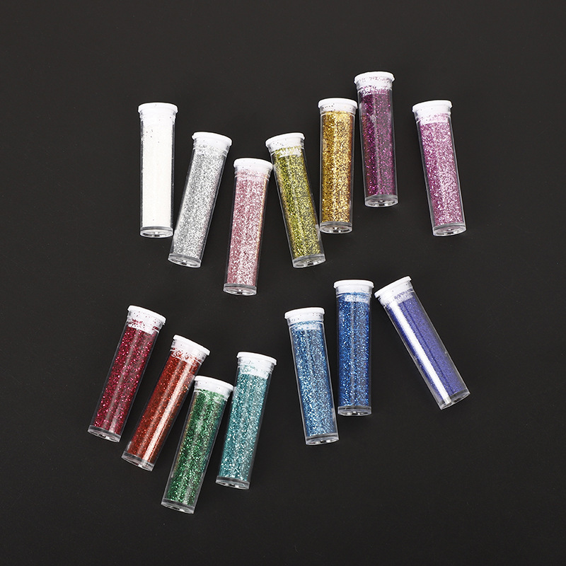 Фабричное снабжение 1-2г бутылочками блестящего порошка, блестящий золотой порошок, пайетки, порошок для песочной живописи, блестящий порошок