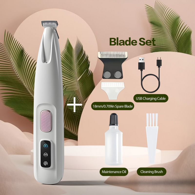 2026 New Cross-Border Dropshipping 2026 Pet Paw Trimmer Rechargeable Silent Cross-Border Cat and Dog Supplies