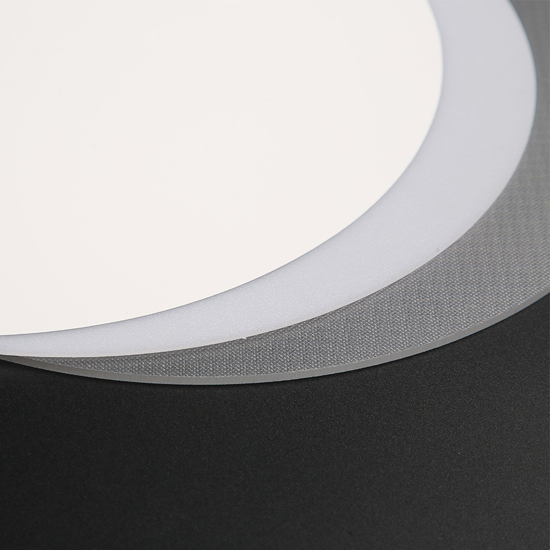 Manufacturer Supplies Support Customization of Led Round Light Guide Diffusion Plate Reflective Paper Three-Piece Set of Acrylic Luminous Panels