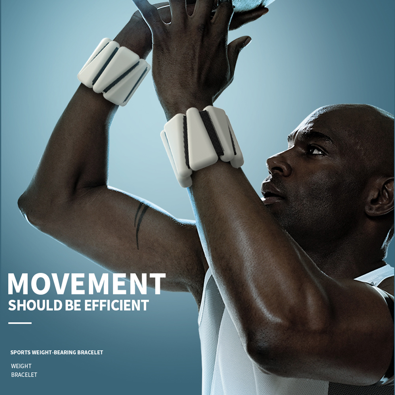 Triangle Monochrome Velcro Bracelet Arm Strength Training Sports Fitness Wrist Strength Load Adjustable Universal Size