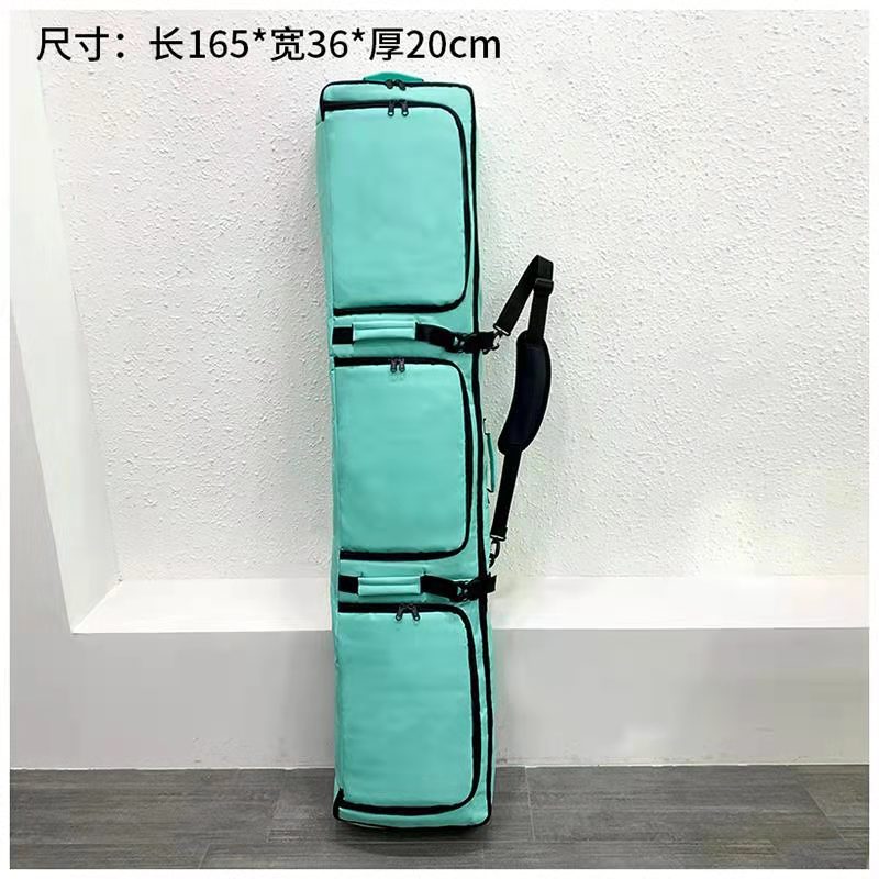 Dry and wet separation snowboard backpack ski equipment bag single board bag belt wheel can be checked can be double shoulder can add logo