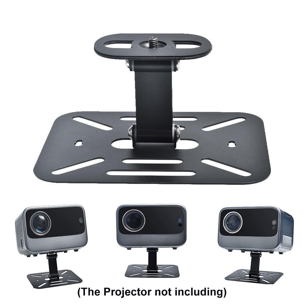 Projector bracket desktop rotating bracket pan-tilt creative bracket projector 360-degree flip bracket