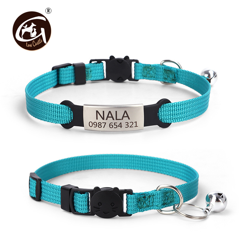 Кошачий ошейник 8 цветов, импортный, кросс-граница, с возможностью освобождения