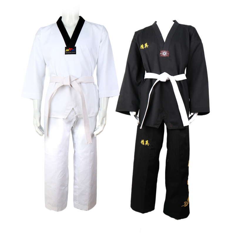 Taekwondo Clothing for Adults and Children Men and Women Beginner Taekwondo Clothing Wushu Training Clothing Kwon Do Clothing Training Clothing