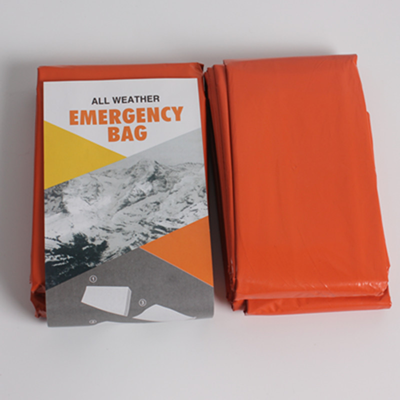 Outdoor sleeping bag tent heat preservation first aid blanket raincoat emergency cold-proof portable