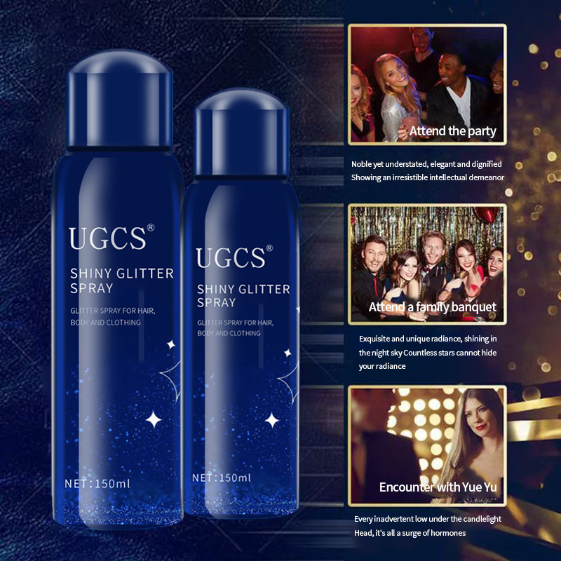 Спрей для тела с блестками для ночного клуба, освежитель воздуха с ароматом, длительное действие, фантазийная ароматерапия