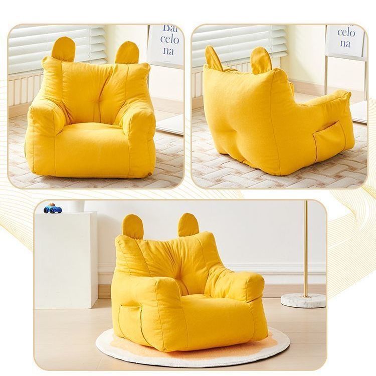 Two-Seater Children's Small Sofa Bear-Shaped Sofa Chair for Babies and Kids, Boys and Girls Sofa for Home Use, Cross-Border