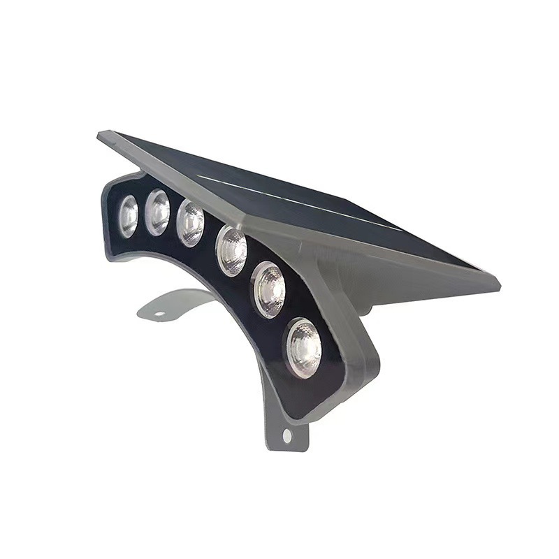 Solar Corrugated Ancient Building Tile Lights, Photovoltaic Landscape Crescent Tile Surface Lights, Wiring-Free Tile Top Spotlights, Batch