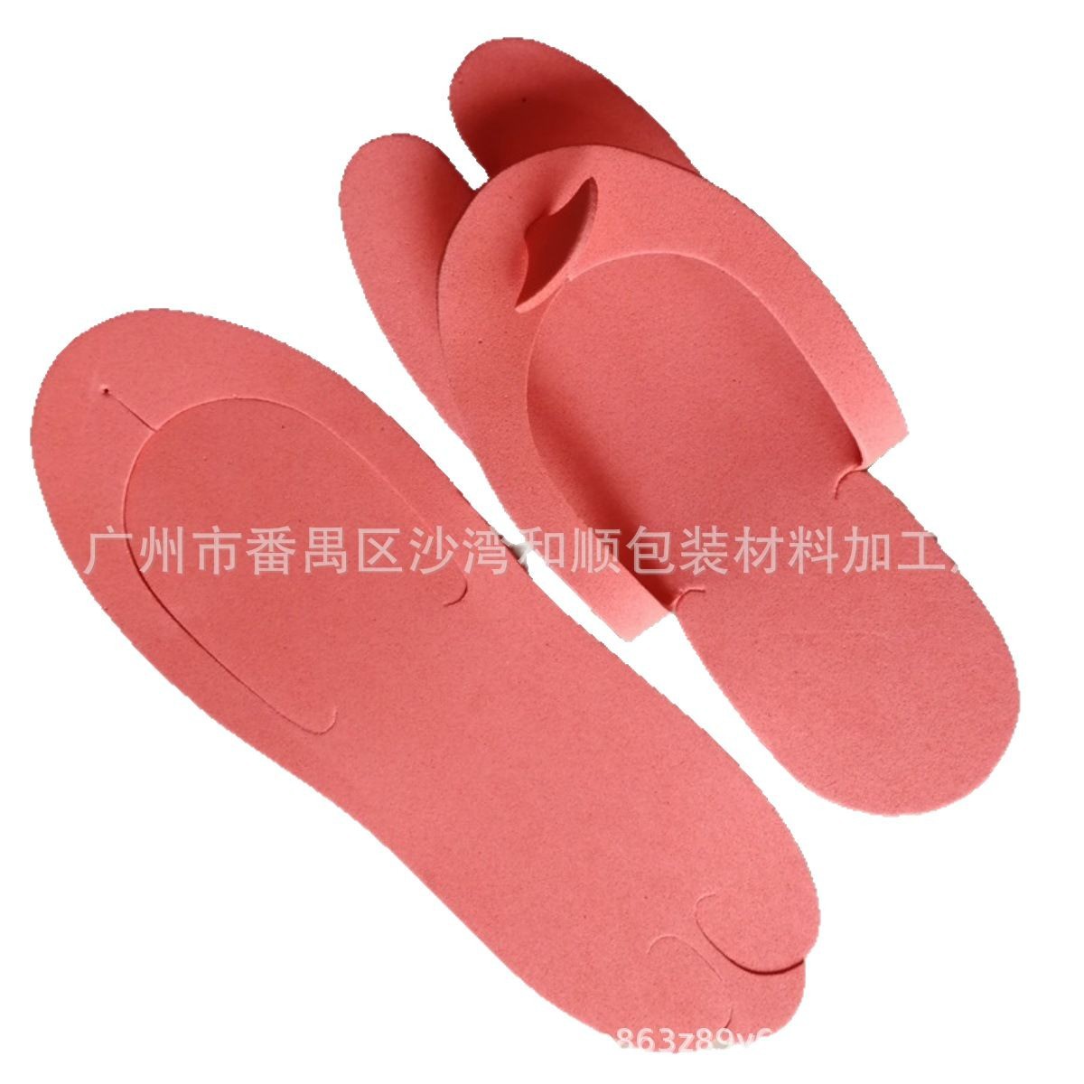 2mm Thick Disposable Eva Beauty and Nail Art Foldable Slippers, Foldable Flip-Flops, Business Trip Slippers, Non-Slip