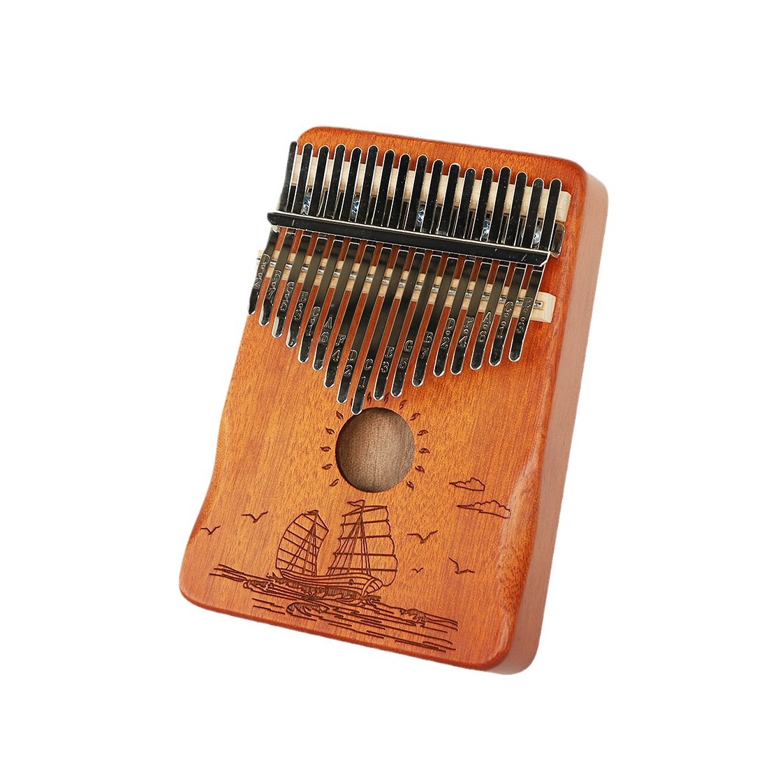 Kalimba Thumb 21 Tone/17 Tone Beginner Girl genuine goods Finger Piano Easy to Learn Finger Instrument